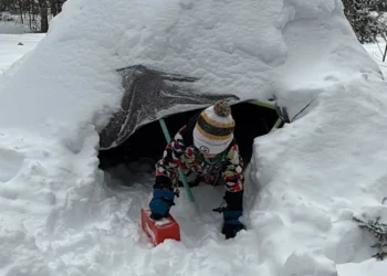 Influencers convinced me I needed to build an igloo for my kids. The results made this snow day bearable, and it was free.
