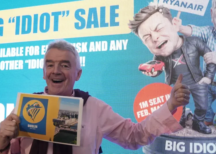 Ryanair CEO who argued with Elon Musk over Starlink thinks every airline will have free WiFi within 5 years