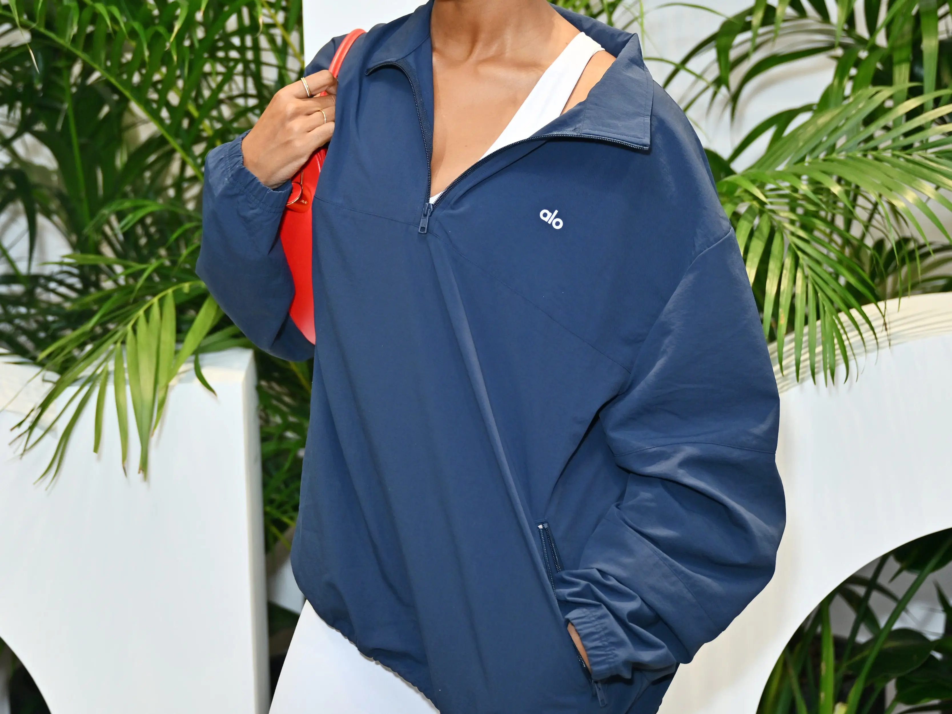 Sabrina Elba at the opening of Alo Yoga's UK Flagship Store in 2024.