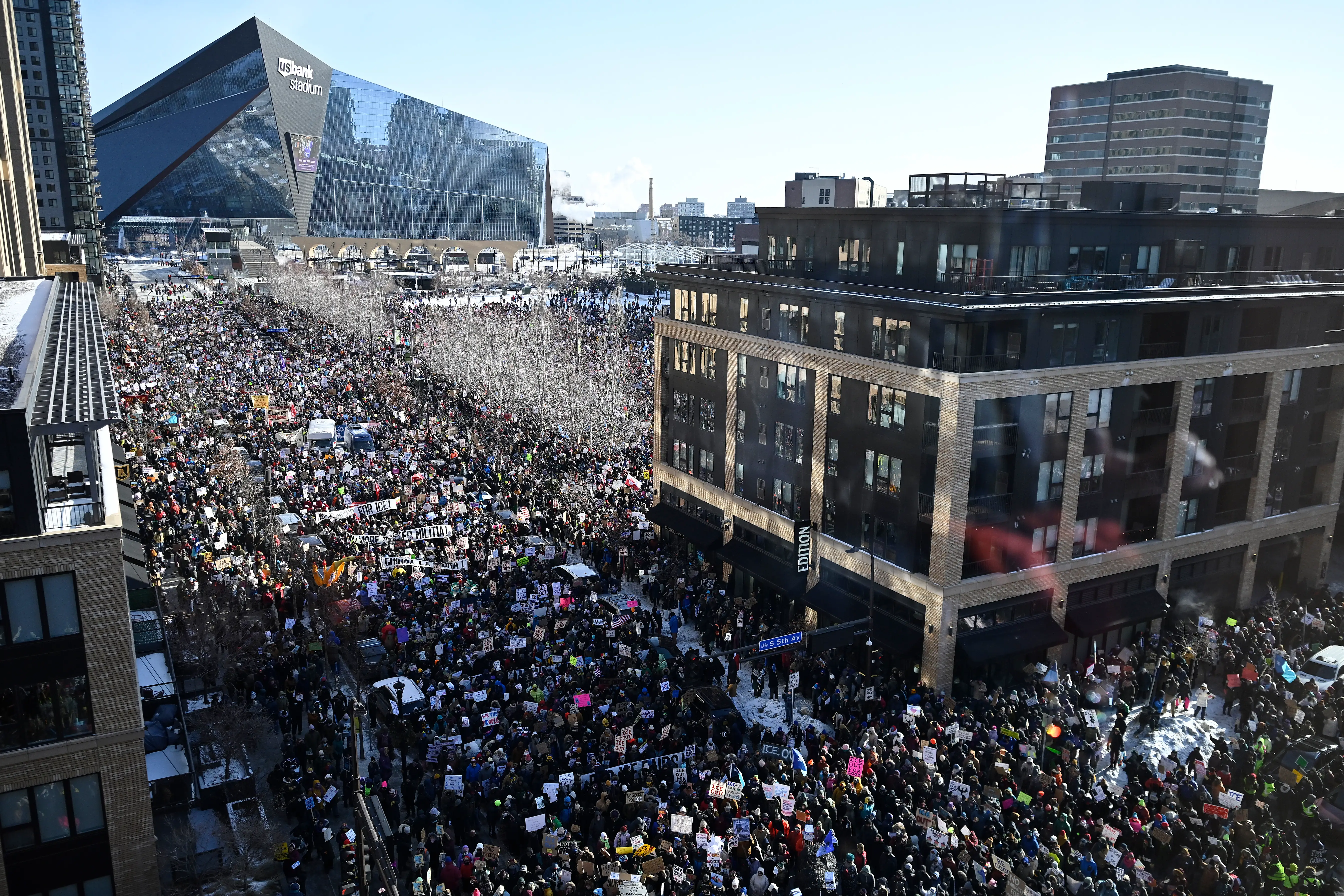 Minnesota ICE OUT protest