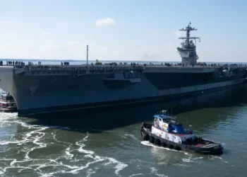 The US Navy’s next Ford-class supercarrier is setting sail for a new test at sea