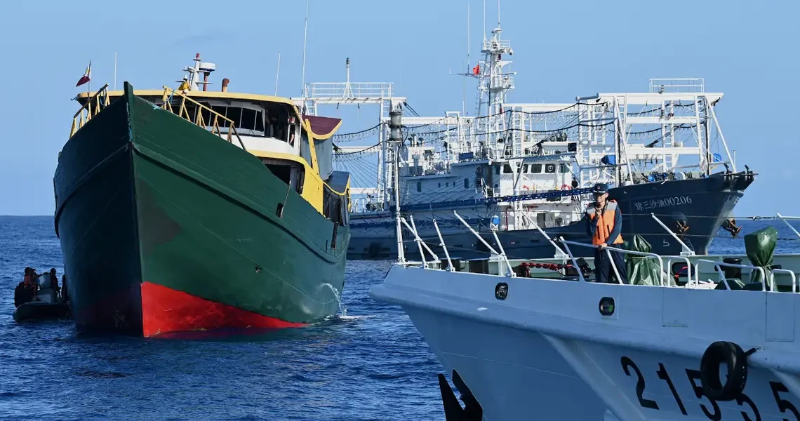 Chinese fishing boats have been making some unusual moves lately in the East China Sea, satellite images and shipping data show