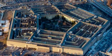 An unusual vending machine selling mystery boxes briefly popped up at the Pentagon. Then it was gone.