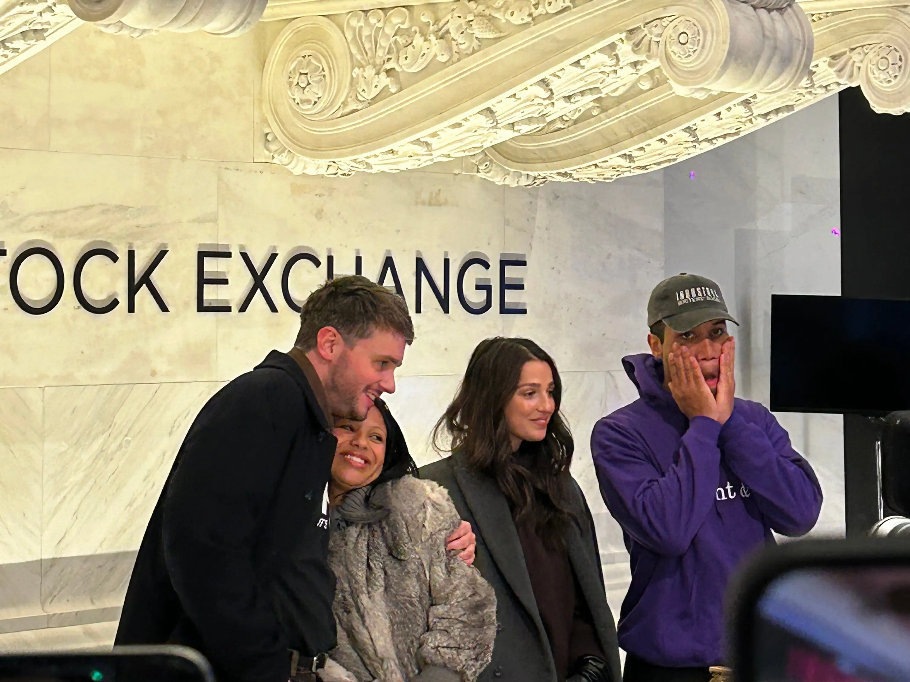 Konrad Kay, Myha'la, Marisa Abela, and Mickey Down