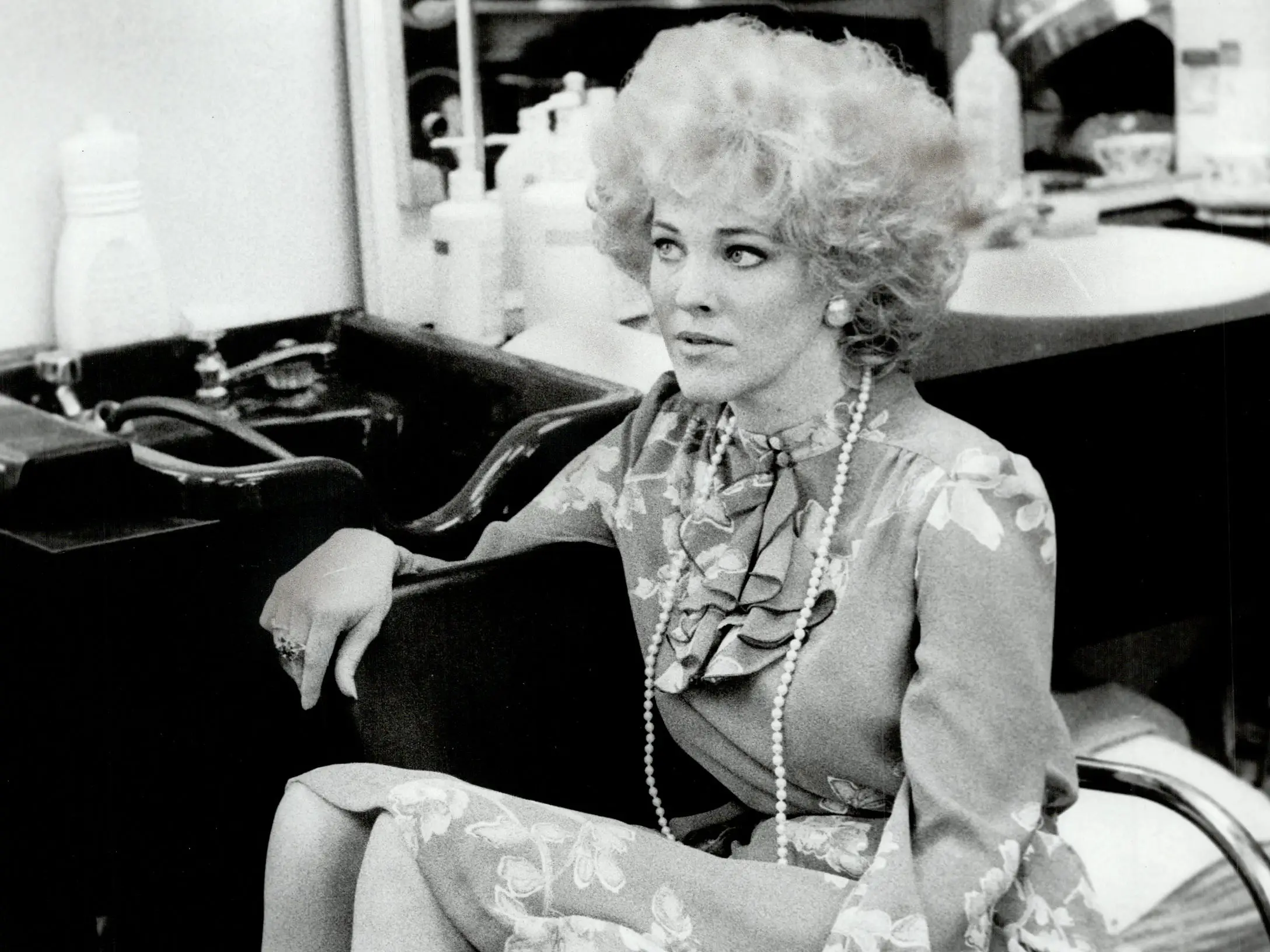 Catherine O'Hara during a taping of 