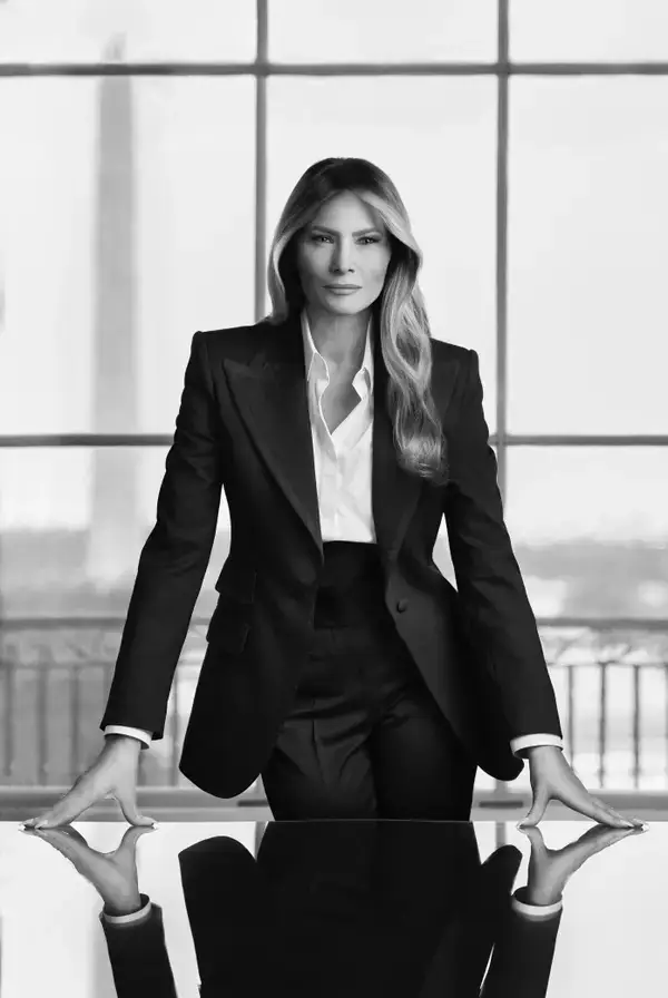 Melania Trump's official White House portrait.