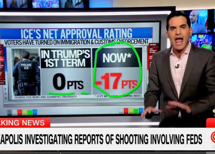 CNN Data Guru Has Dire Warning for Trump After ICE Killing