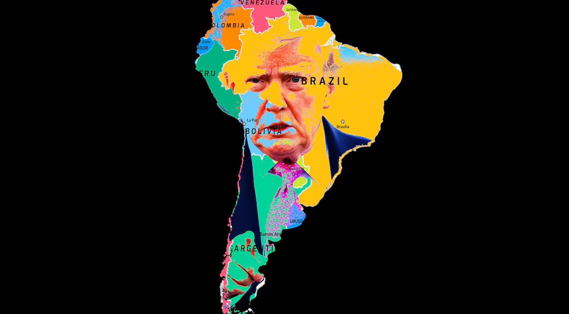 Trump Sends Bonkers Cartoon Threat to U.S. Neighbors