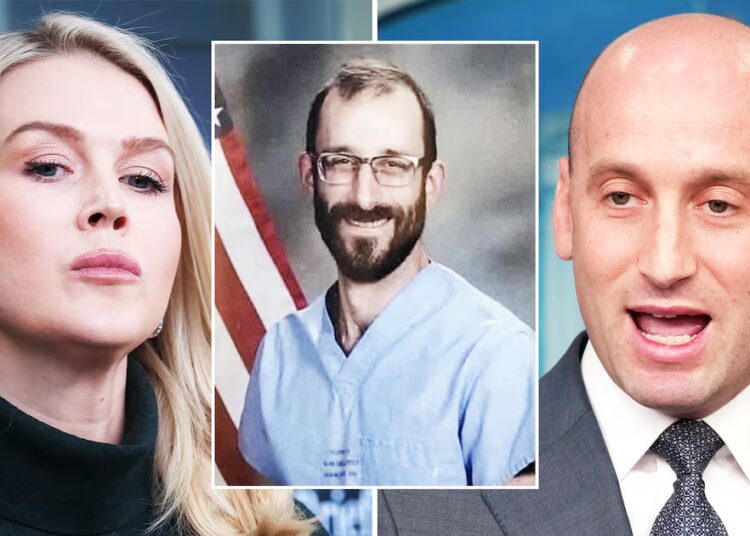 Leavitt Distances Trump From Miller’s Vile Attack on Slain Nurse
