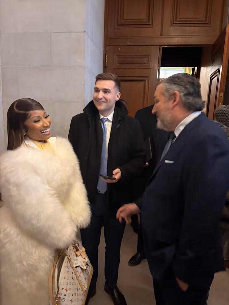 An image shared by Macarena Martinez, Cruz's communications director.