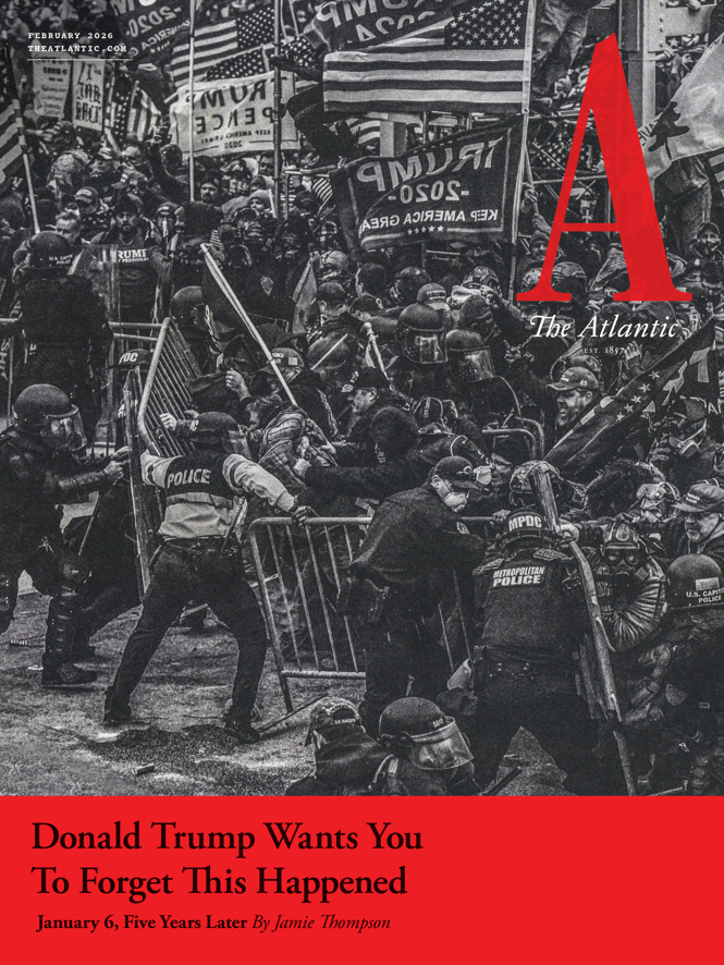 cover of February 2026 Atlantic 