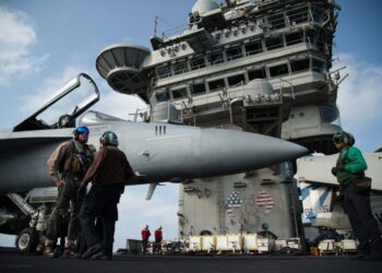 Aircraft carrier reaches Middle East, bolstering Iran options for Trump