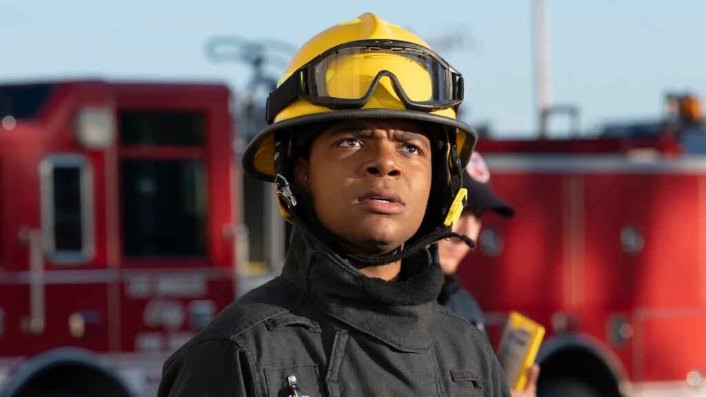 ‘9-1-1’ Actor Elijah M. Cooper Unpacks Harry’s Scary Stunt and Joining the Team: ‘It’s Crazy on Set’