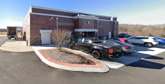 The Wawa in Spotsylvania Courthouse where a man won $100,000 by matching five of the six numbers on Dec. 24, 2025.