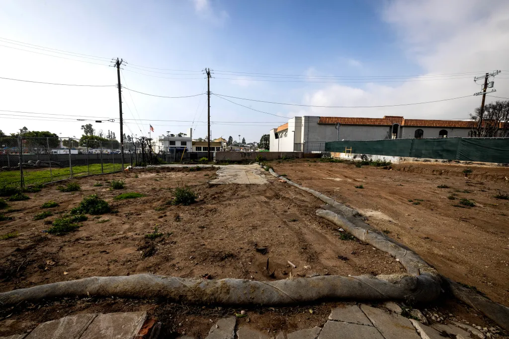 Multiple vacant lots are presently for sale in the Palisades. This one asks $2 million.