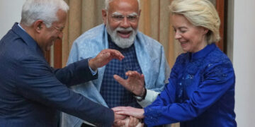 Facing U.S. turmoil, Europe and India announce blockbuster trade deal