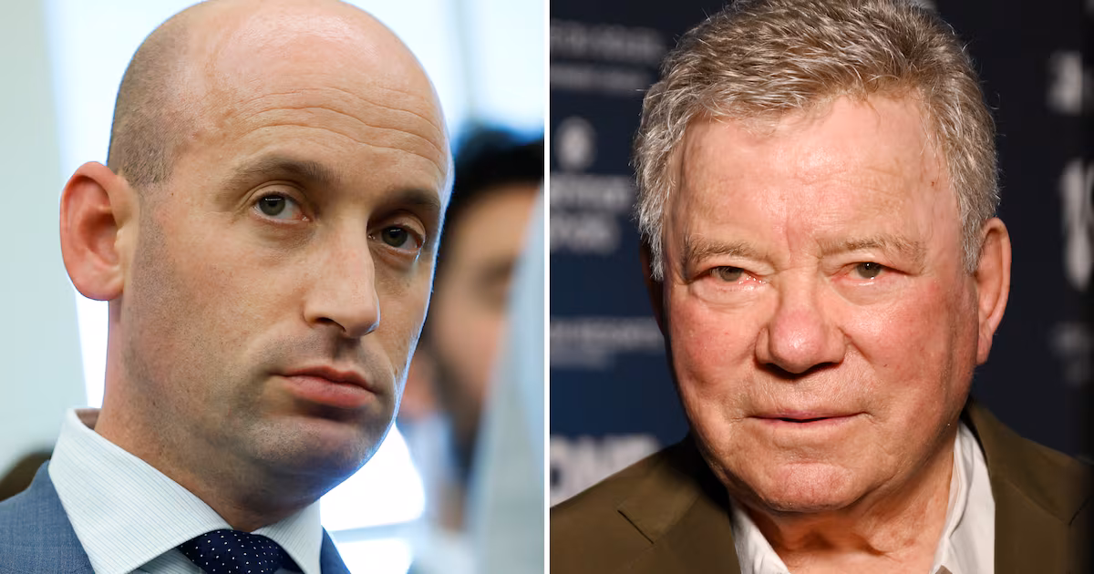 Shatner Epically Mocks Stephen Miller’s Bonkers ‘Star Trek’ Attack