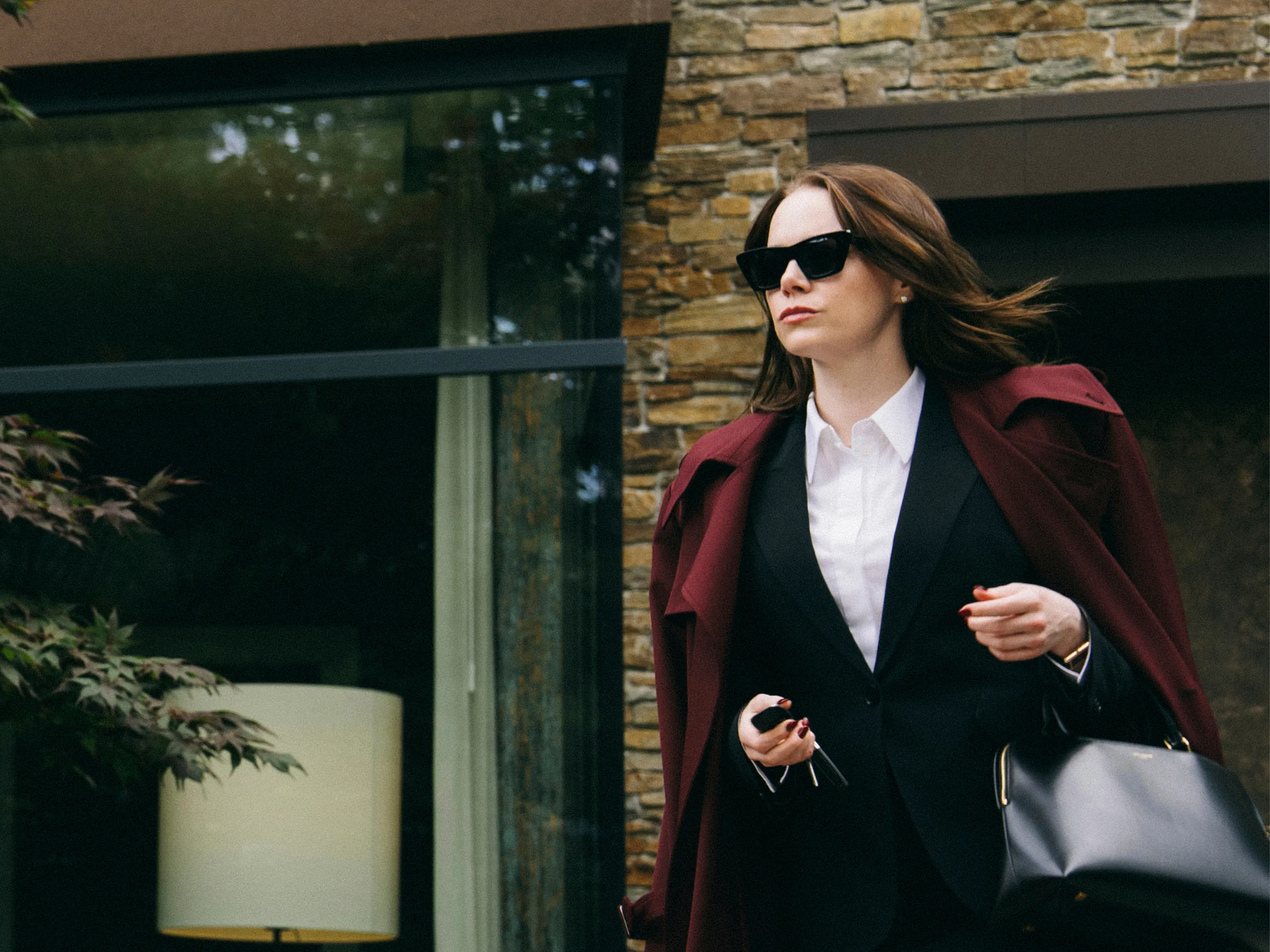 This image released by Focus Features shows Emma Stone in a scene from
