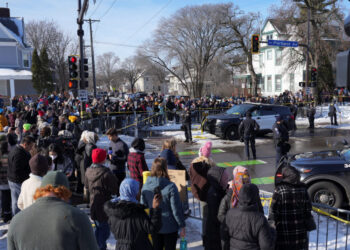 Live updates
Local officials dispute Noem’s claims after woman fatally shot by ICE officer in Minneapolis