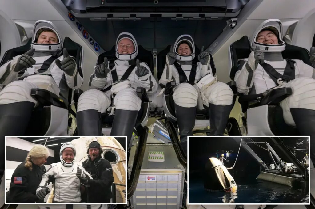 Ailing astronaut returns to Earth early in NASA’s first medical evacuation