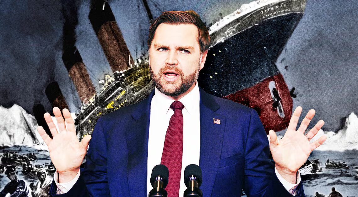 JD Vance Roasted After Comparing Trump Economy to ‘Titanic’
