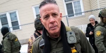 Cast-Off Border Patrol Boss Spotted Driving on Sad Journey Home