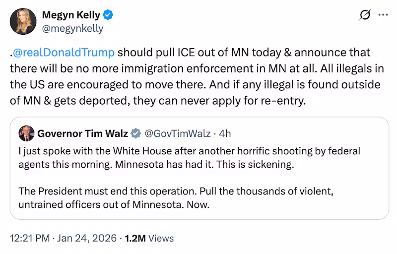 Megyn Kelly sarcastic tweet.