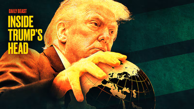 Donald Trump tries to assert his power over the entire globe.