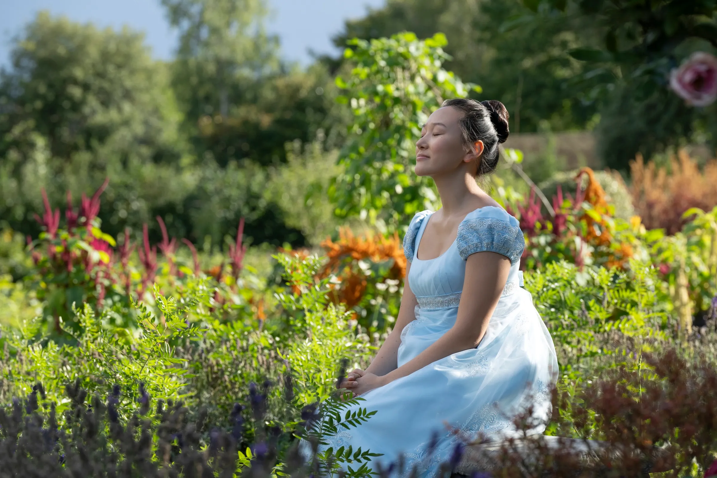 Bridgerton. Yerin Ha as Sophie Baek in episode 403 of Bridgerton. Cr. Liam Daniel/Netflix © 2025