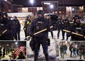 Anti-ICE protesters arrested outside Minnesota hotel as police declare unlawful assembly: ‘No longer peaceful’