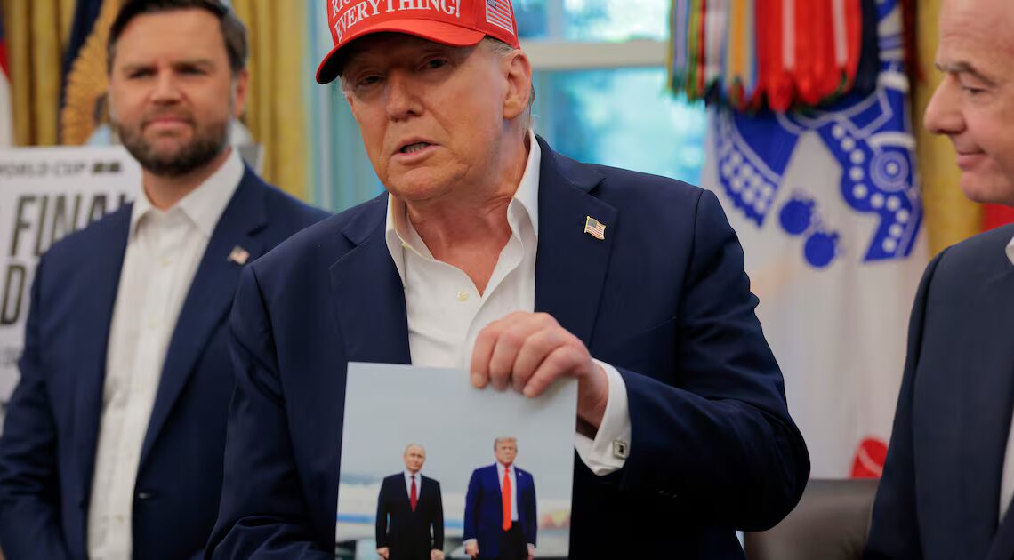 Trump Hangs Up Photo With His Frenemy at the White House