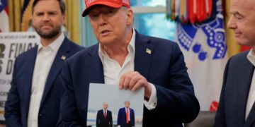 Trump Hangs Up Photo With His Frenemy at the White House