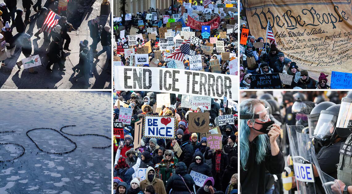 Anti-ICE Protesters Flood U.S. Cities Days After Nurse Killing