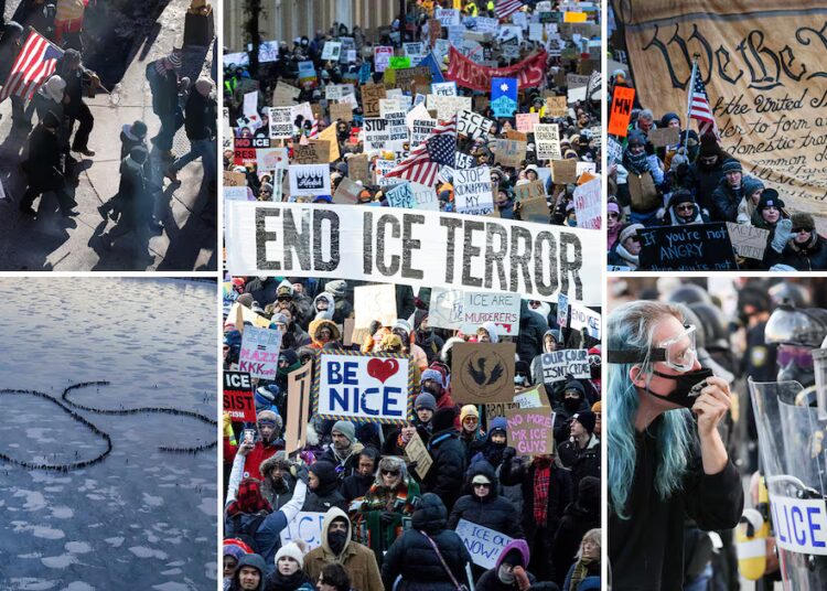 Anti-ICE Protesters Flood U.S. Cities Days After Nurse Killing