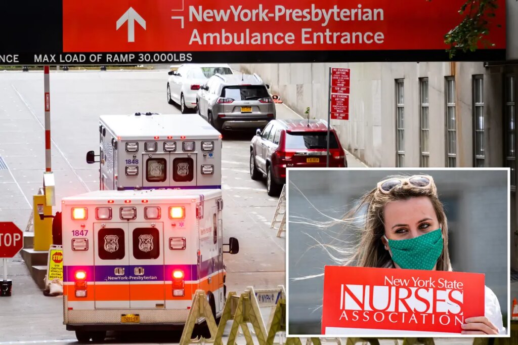 NY nurses union threatens strike with hours until deadline