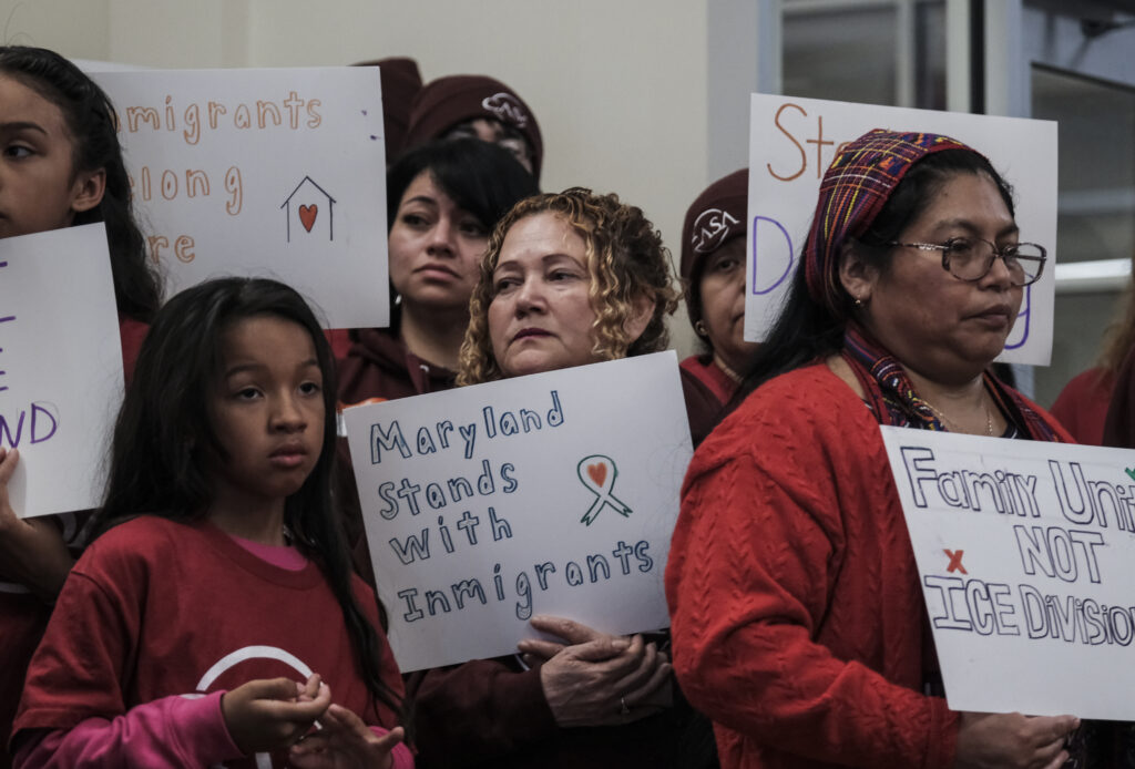 Viral video shows overcrowded conditions inside ICE facility in Maryland