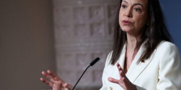 Venezuelan opposition leader meets with Pope Leo ahead of Trump trip