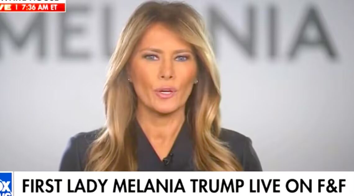 Melania Makes Awkward Plea for Unity Before Plugging Her Movie on Fox News