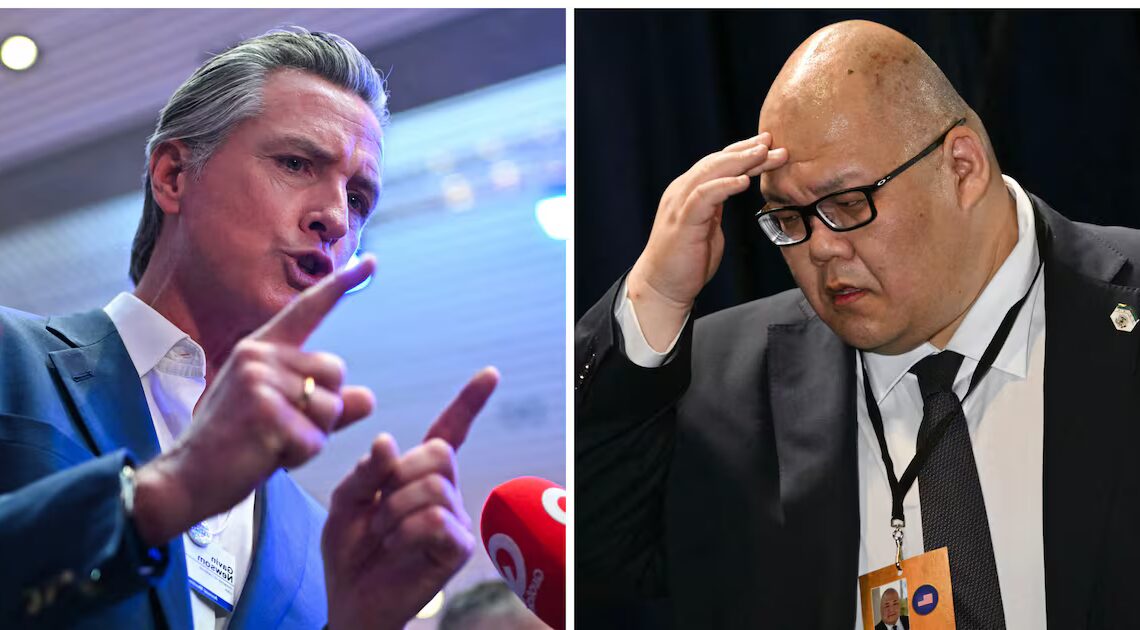 Trump Goon Melts Down at Newsom After He Mocked ‘Pathetic’ MAGA Suck-Ups