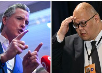 Trump Goon Melts Down at Newsom After He Mocked ‘Pathetic’ MAGA Suck-Ups