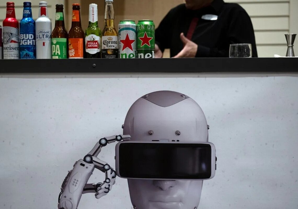 Extremely Silly AI Bartender Debuts At CES 2026
