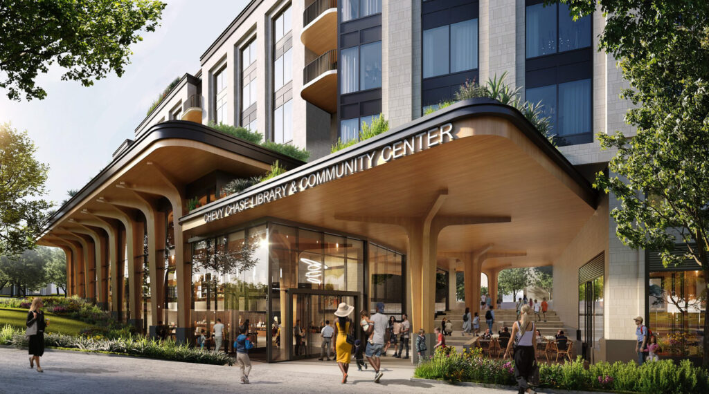 In wealthy Chevy Chase, divisive plan advances to add housing to library