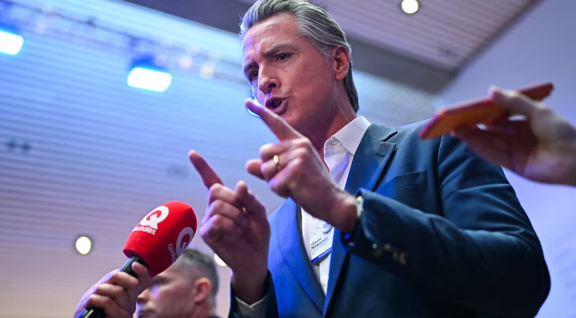 Newsom Blasts Trump in Trolling Marathon to Mark One Year Anniversary