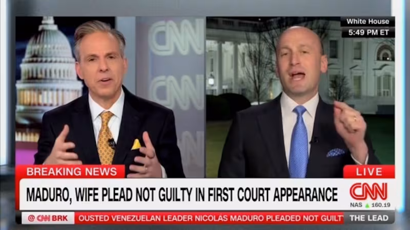 Jake Tapper and Stephen Miller