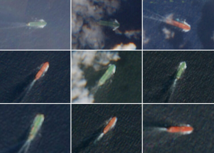 Eleven sanctioned tankers defied the U.S. blockade, satellite imagery indicates