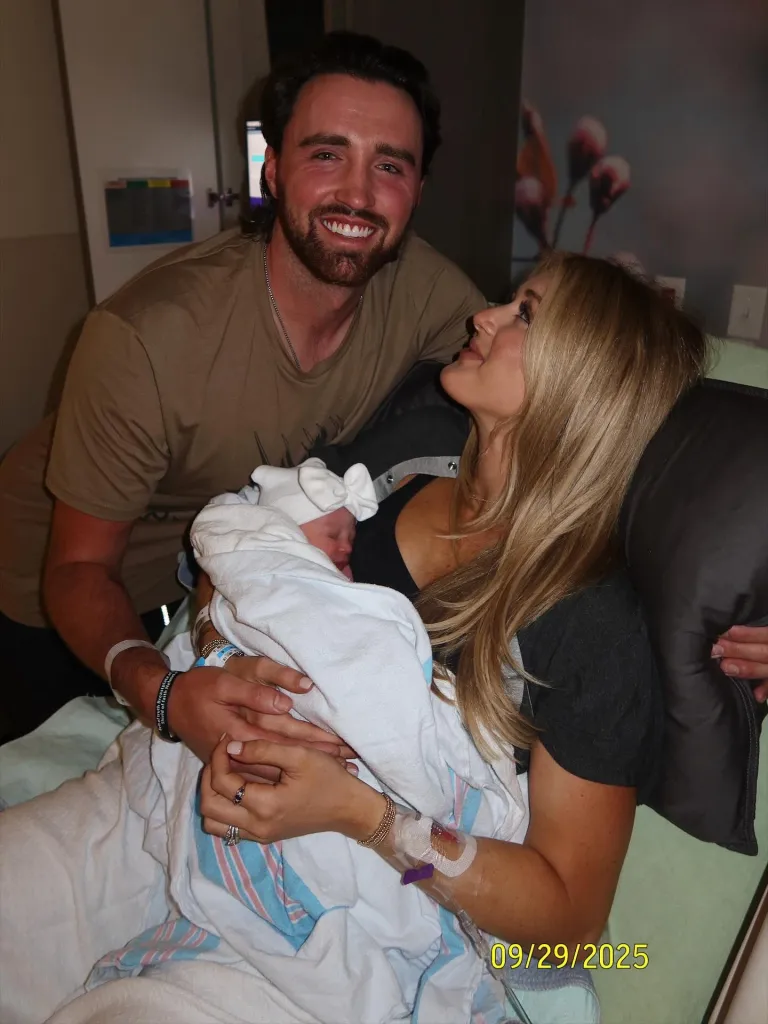 Riley Gaines gives birth to daughter Margot