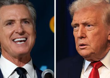 Newsom Takes Swipe at Sleepy Trump, 79, in Year-End Post