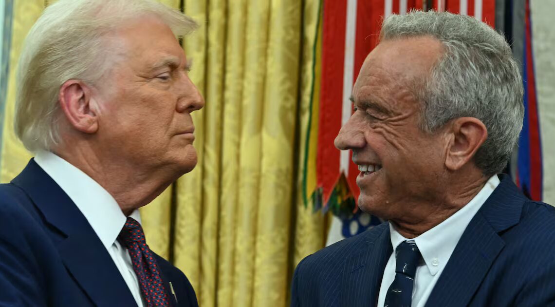 RFK Jr. Caught in Cringeworthy Trump Moment at White House