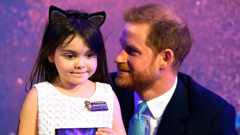 Prince Harry at the WellChild Awards in 2019.