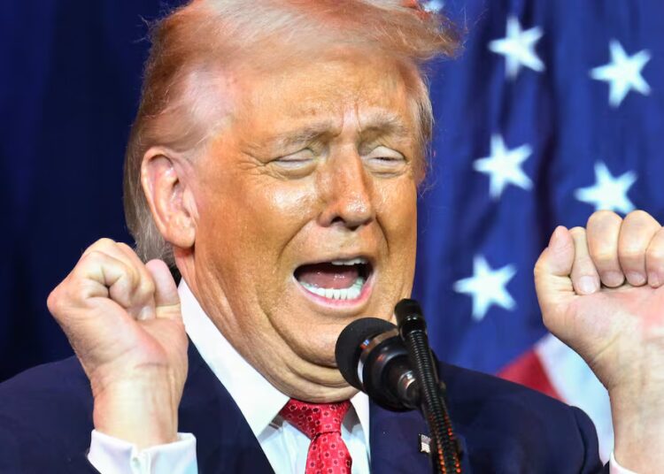 Trump, 79, Begs Photographers to Make Him Look Thin